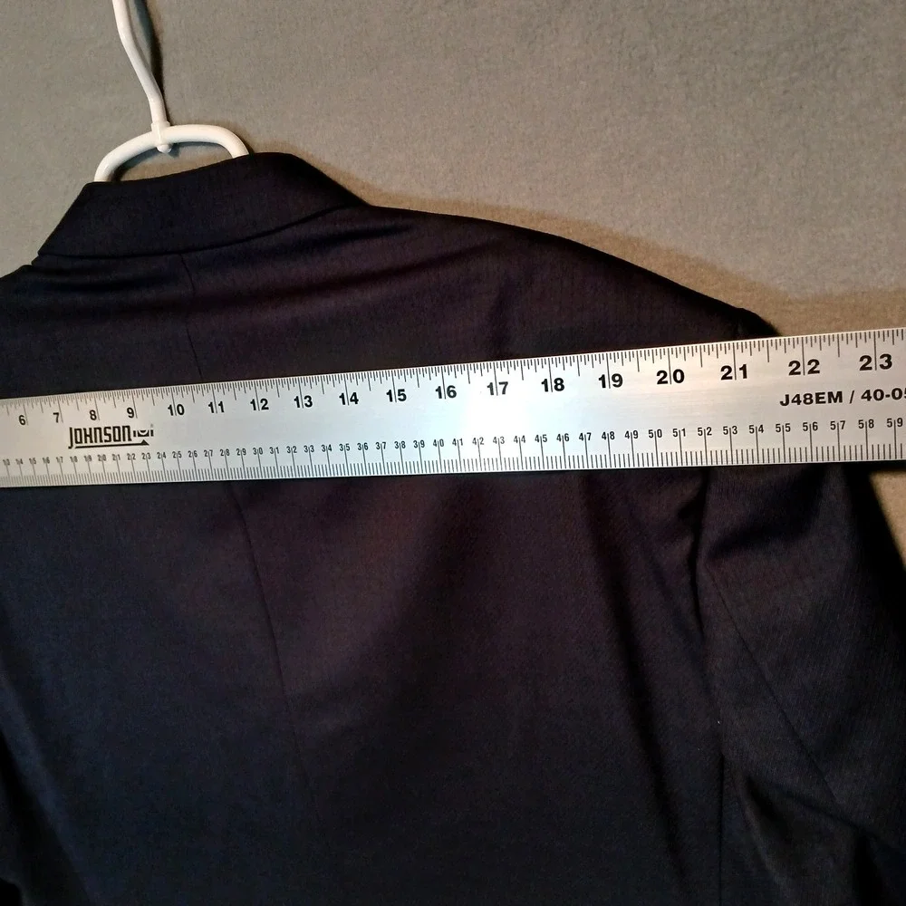 RIZZOLI UOMO Hand Tailored Super 140's Wool Navy Italy Men's‎ Blazer 46 XL